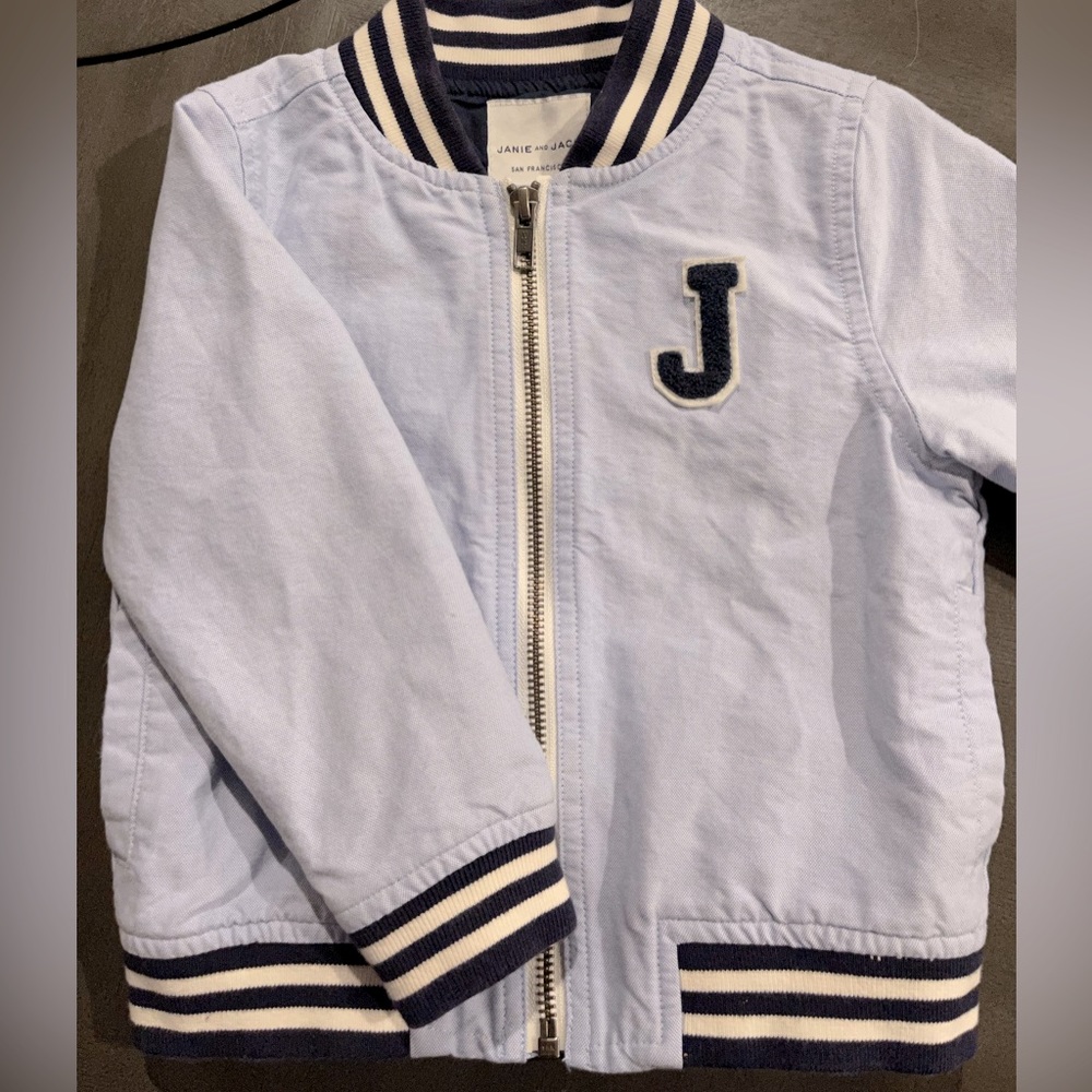 Janie and Jack boy Jacket with zipper | Size: 2T